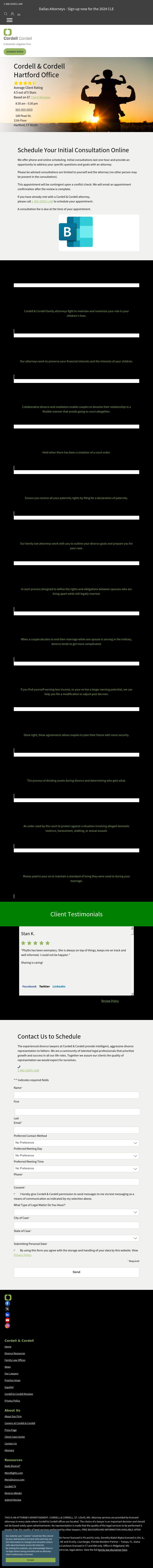Cordell & Cordell - Divorce Attorney Office - Hartford CT Lawyers