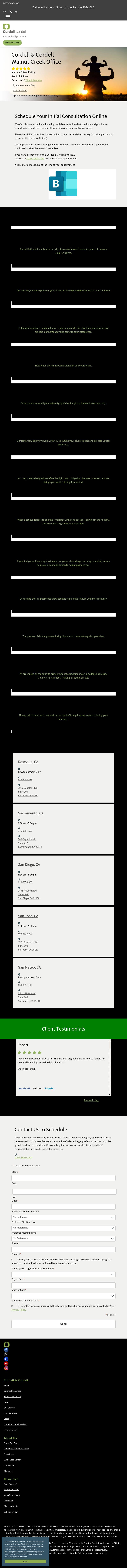 Cordell & Cordell - Divorce Attorney Office - Walnut Creek CA Lawyers
