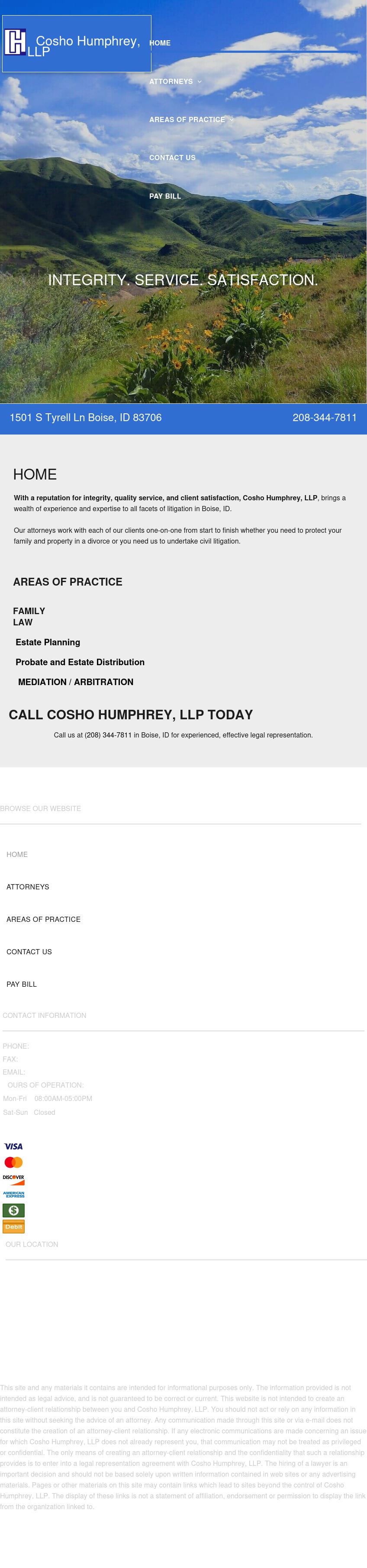 Cosho Humphrey LLP - Boise ID Lawyers