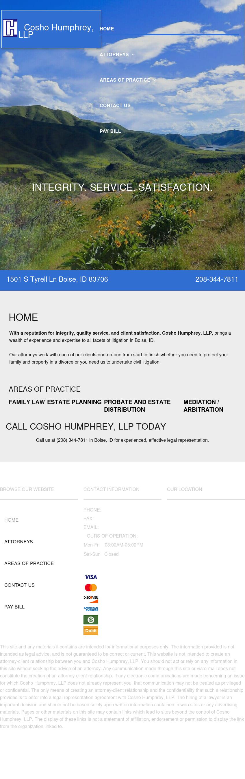 Cosho Humphrey LLP - Boise ID Lawyers