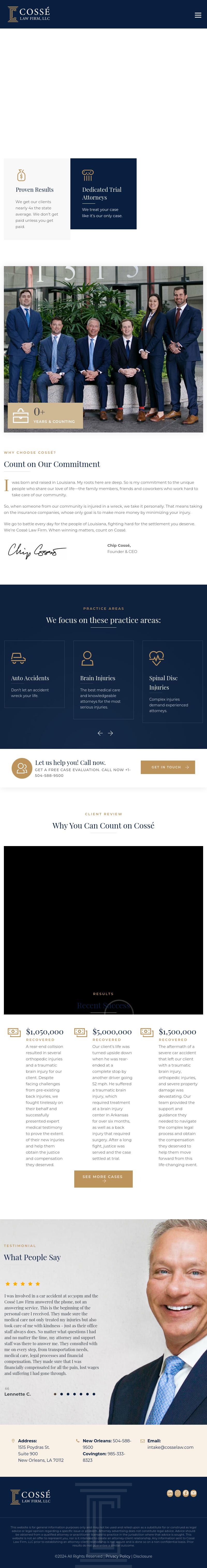 Cossé Law Firm, LLC - New Orleans LA Lawyers