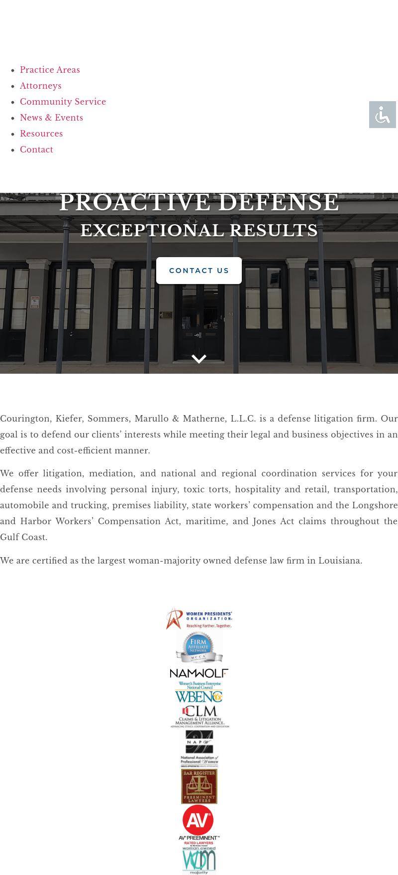 Courington Kiefer & Sommers LLC - New Orleans LA Lawyers