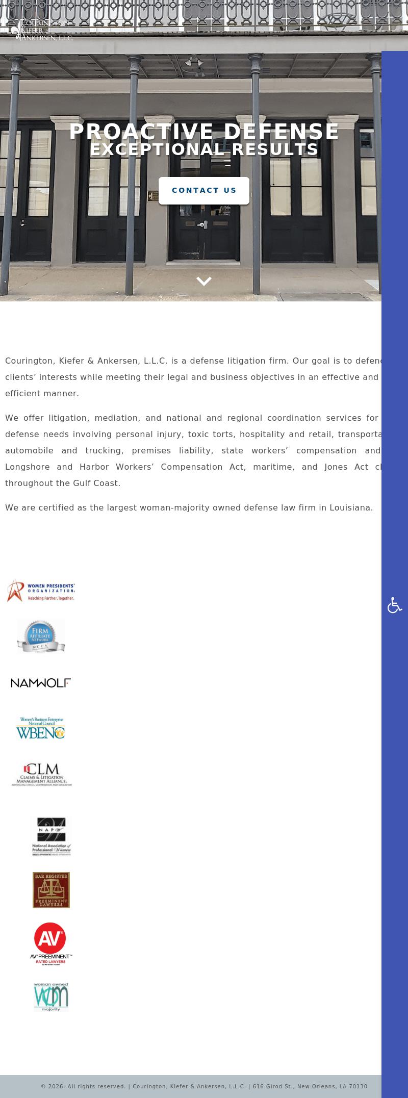 Courington Kiefer & Sommers LLC - New Orleans LA Lawyers