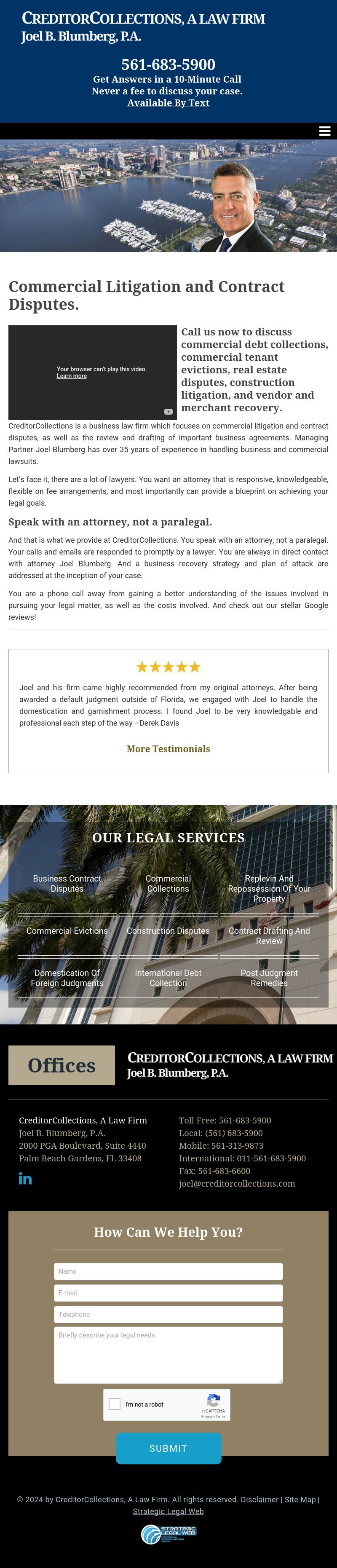 CreditorCollections, A Law Firm - West Palm Beach FL Lawyers