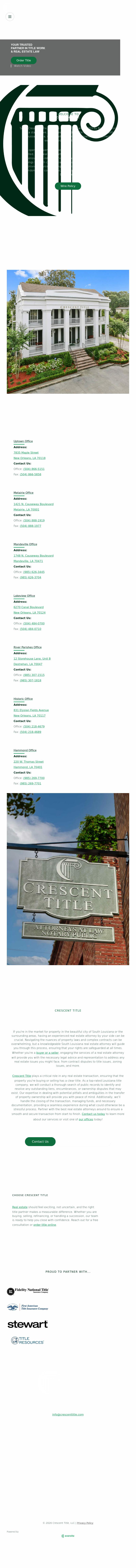 Crescent Title LLC - Hammond LA Lawyers