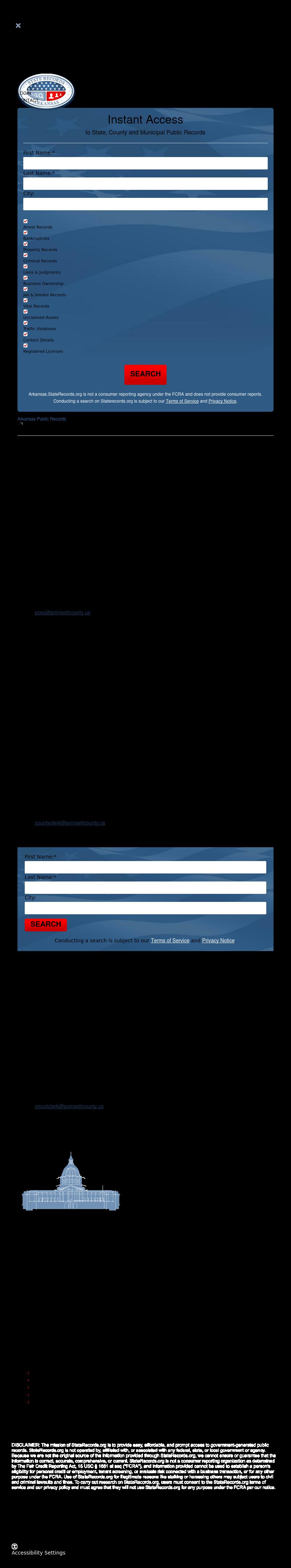Crime Records Poinsett County  - Arkansas AR Lawyers