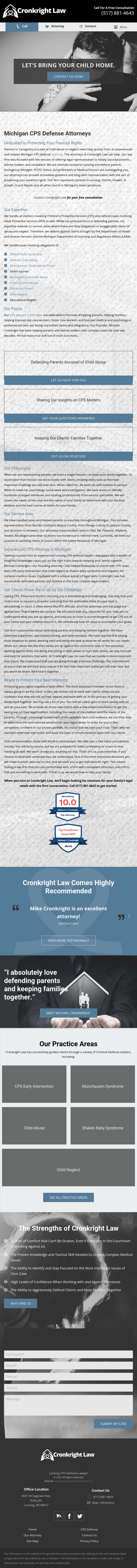 Cronkright Law - Lansing MI Lawyers