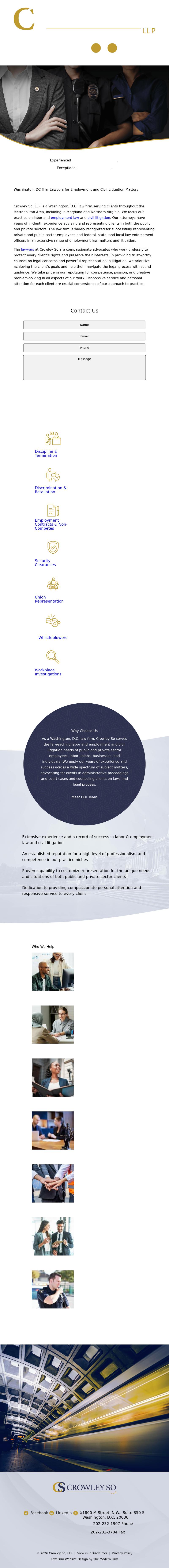 Crowley So, LLP - Washington DC Lawyers