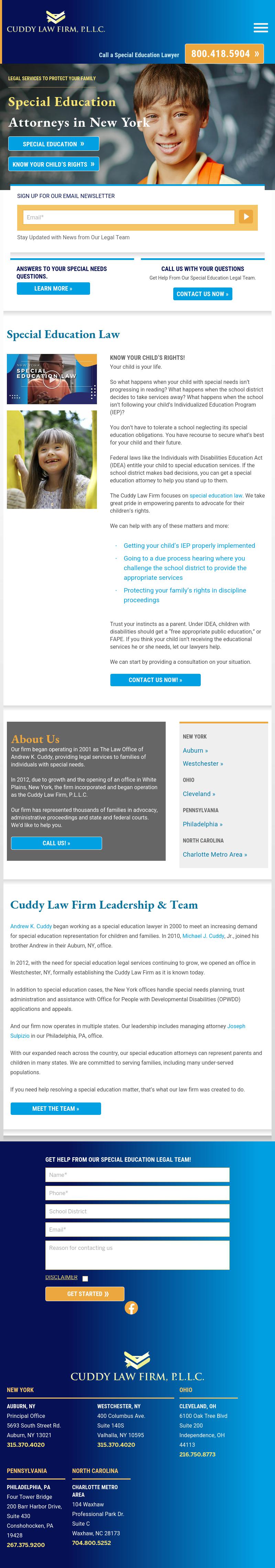 Cuddy Law Firm, P.C. - Auburn NY Lawyers