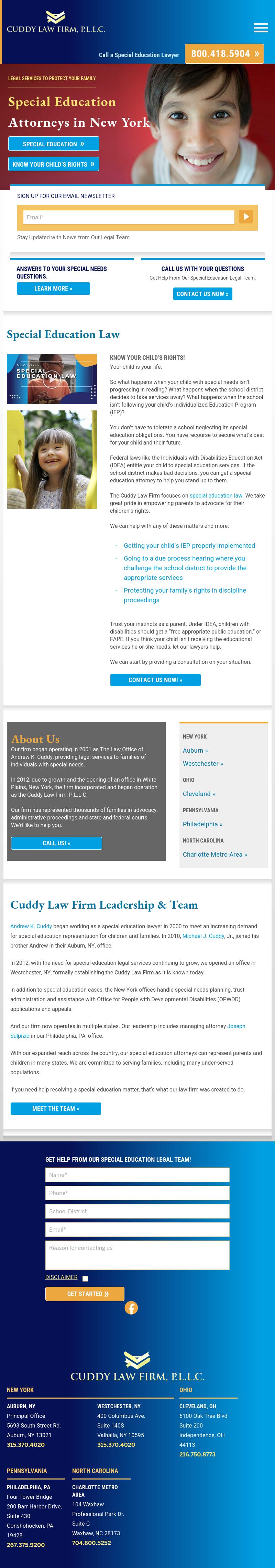 Cuddy Law Firm, P.C. - White Plains  NY Lawyers