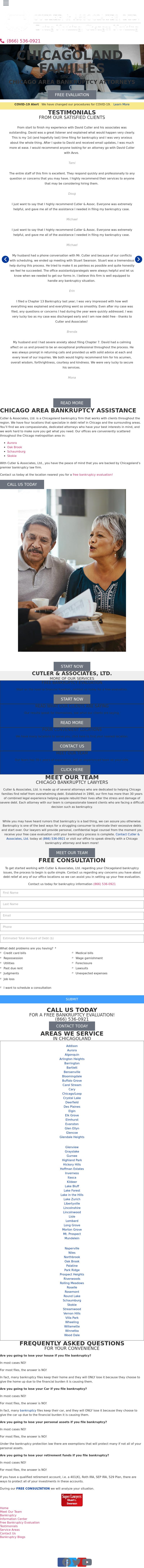 Cutler & Associates, Ltd. - Oakbrook Terrace IL Lawyers