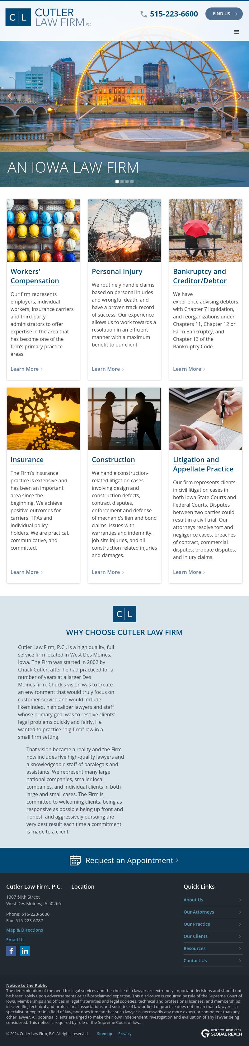 Cutler Law Firm, P.C - West Des Moines IA Lawyers
