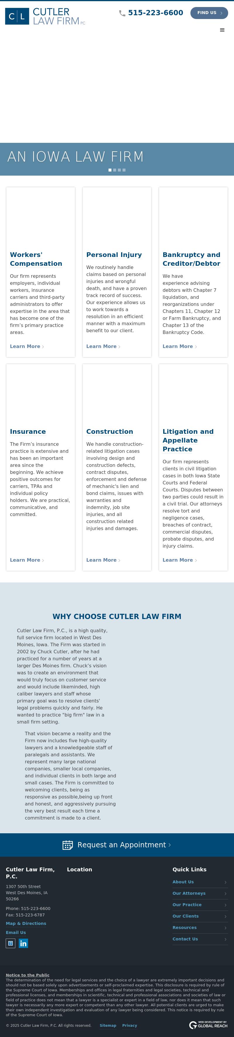 Cutler Law Firm, P.C - West Des Moines IA Lawyers