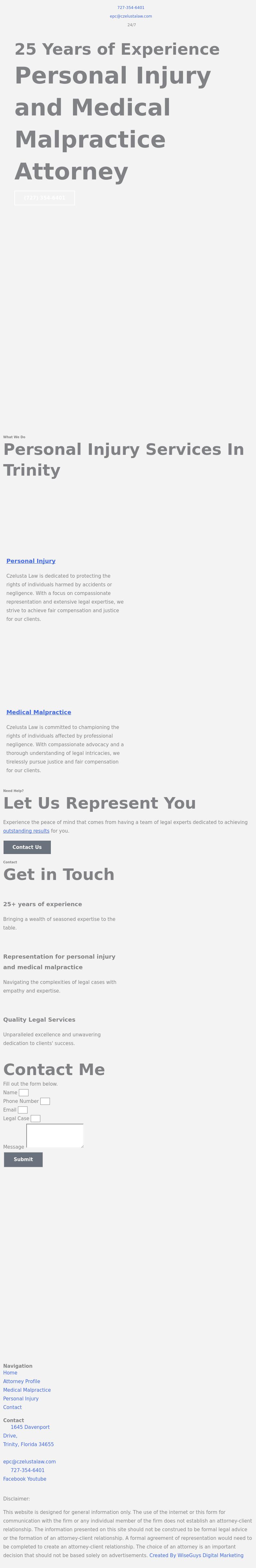 Czelusta Law, P.A. - New Port Richey FL Lawyers