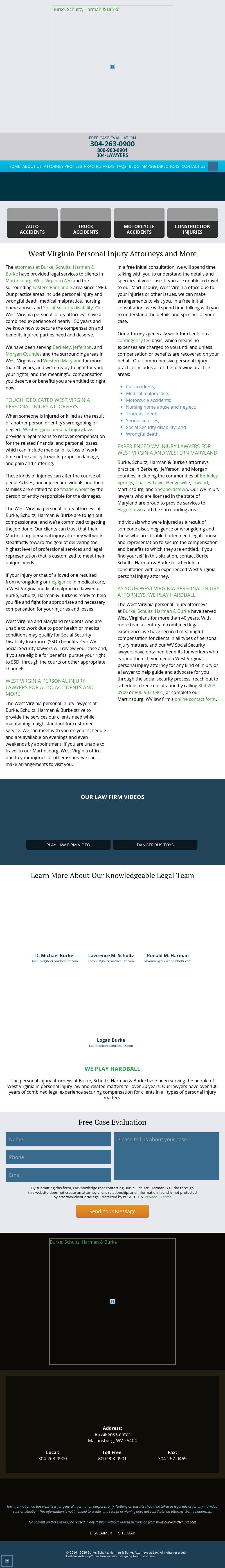 Burke, Schultz, Harman & Jenkinson - Martinsburg WV Lawyers