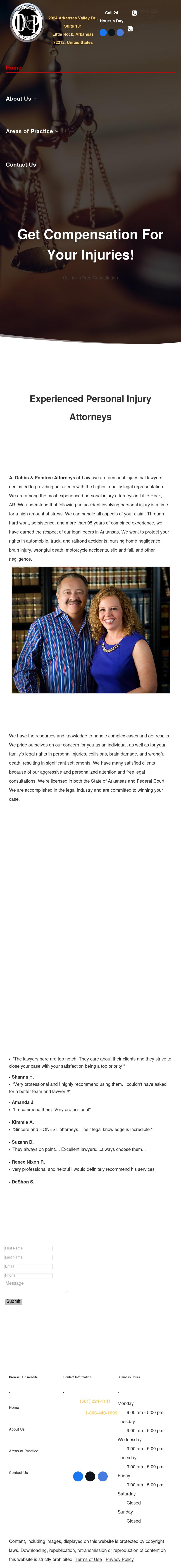 Dabbs & Pomtree - Little Rock AR Lawyers