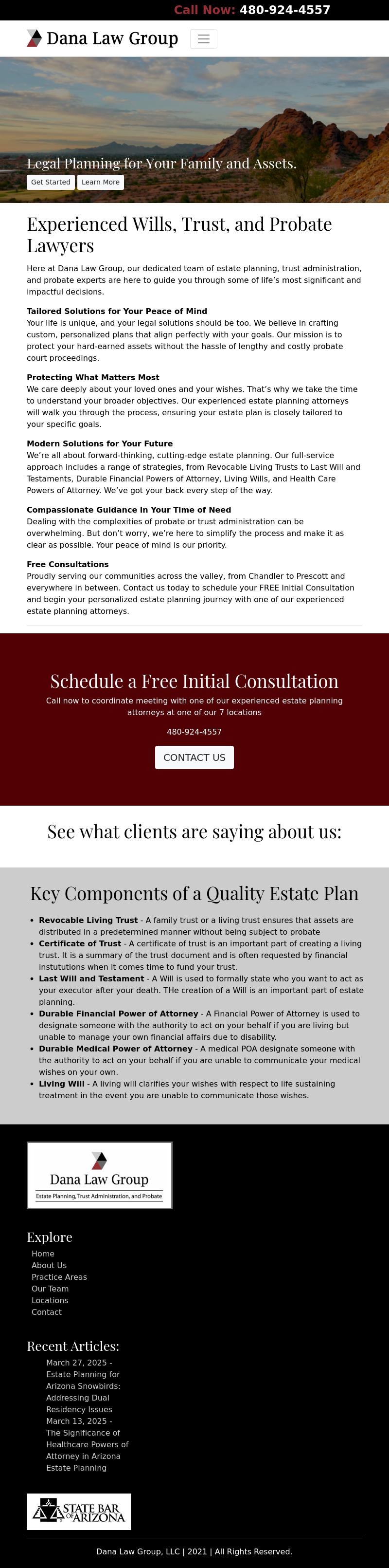 Dana Law Group, LLC - Chandler AZ Lawyers