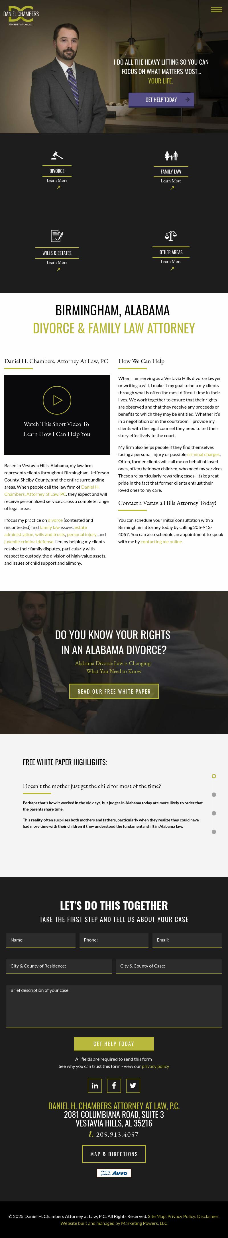 Daniel H. Chambers Attorney at Law, P.C. - Birmingham AL Lawyers