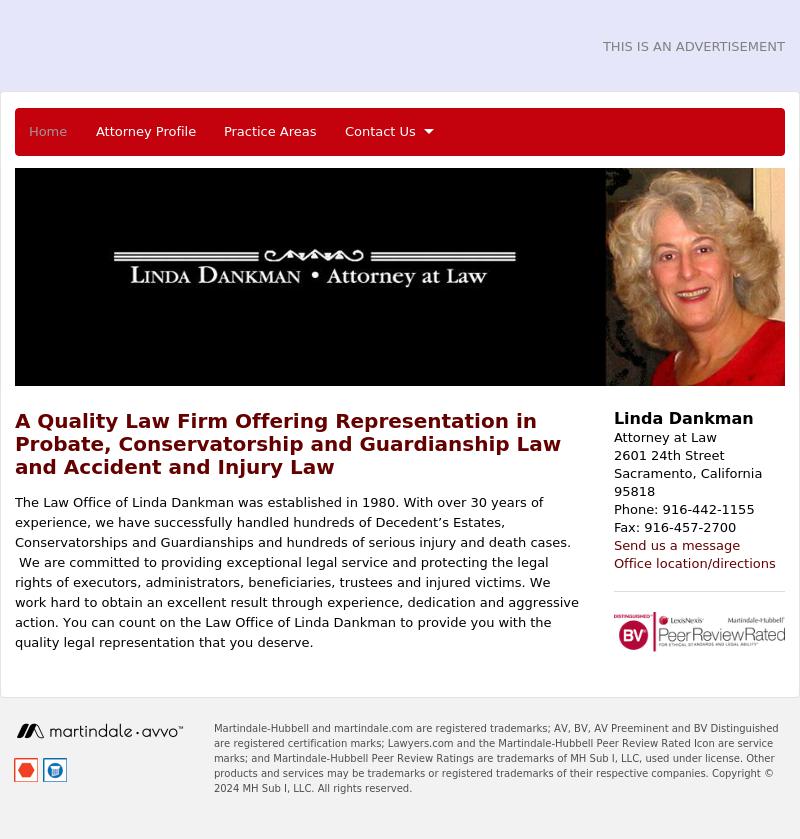 Dankman Linda Attorney At Law - Sacramento CA Lawyers