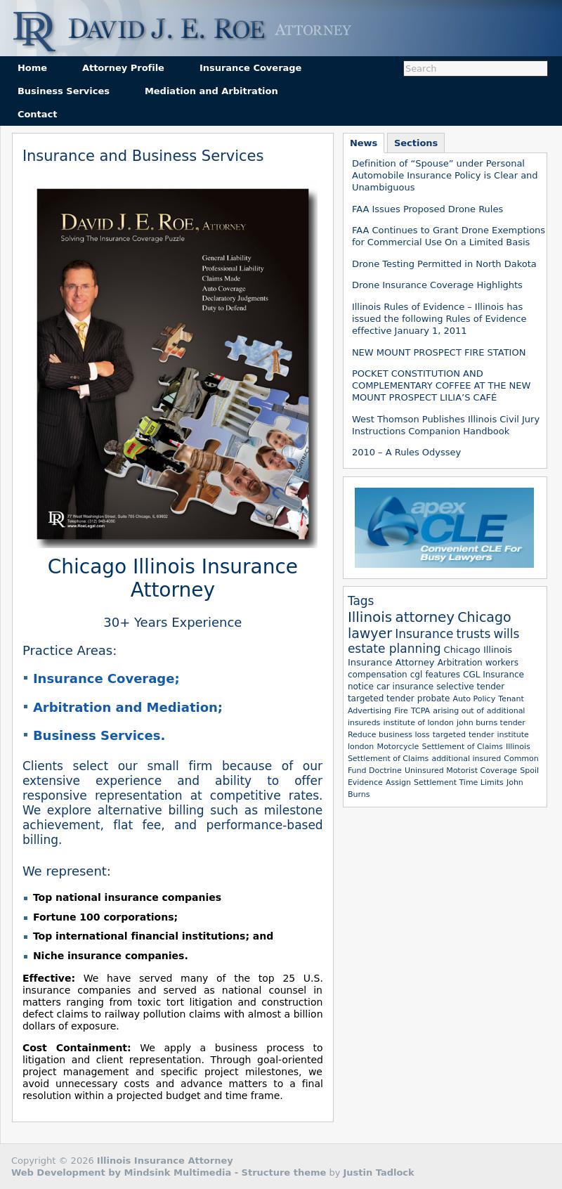 David J. E. Roe, Attorney - Mount Prospect IL Lawyers