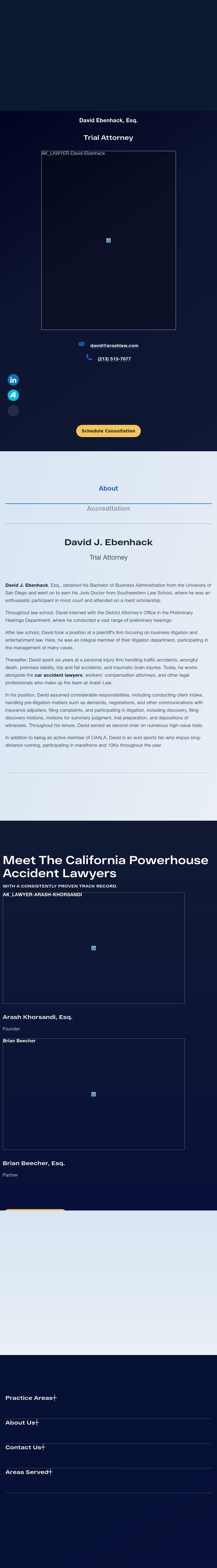 Arash Law - Los Angeles CA Lawyers