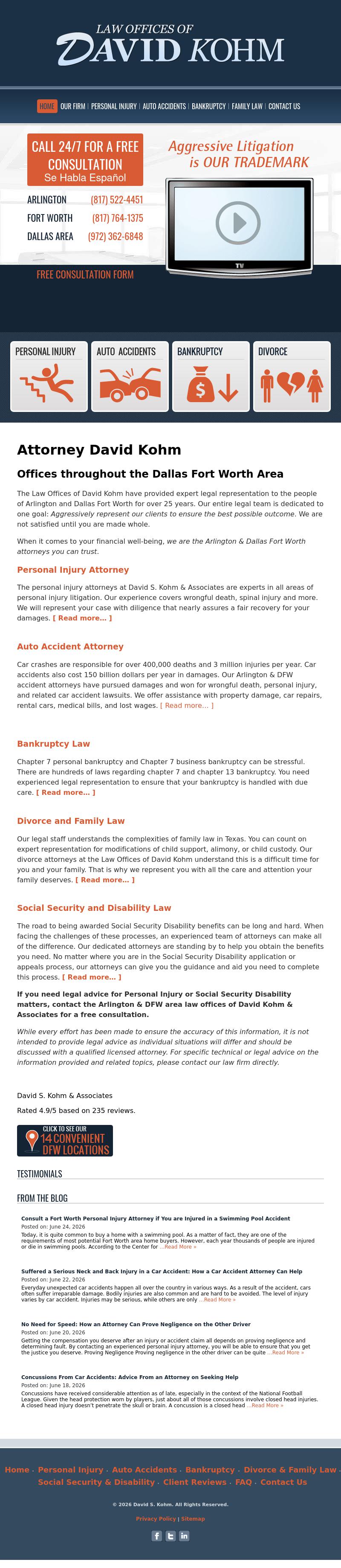 David S Kohm - Abogado De La Adopci n - Dallas TX Lawyers