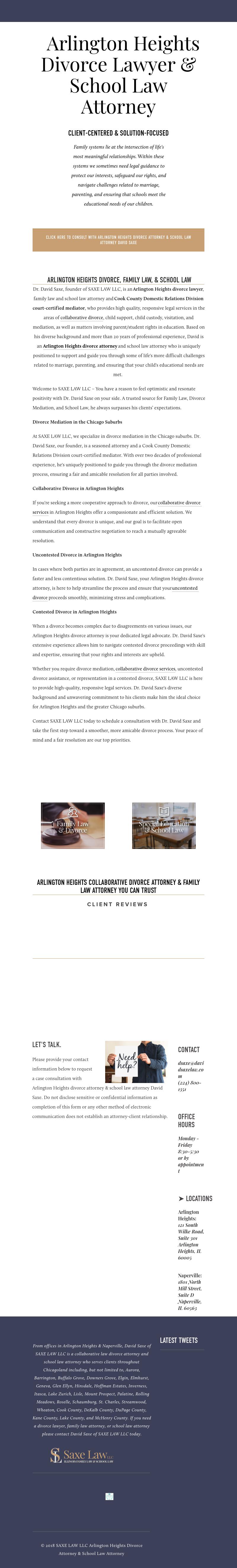 SAXE LAW LLC - Arlington Heights IL Lawyers