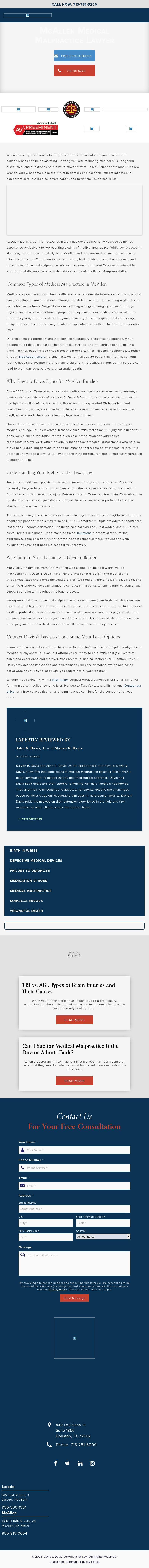 Davis & Davis, Attorneys at Law - McAllen TX Lawyers