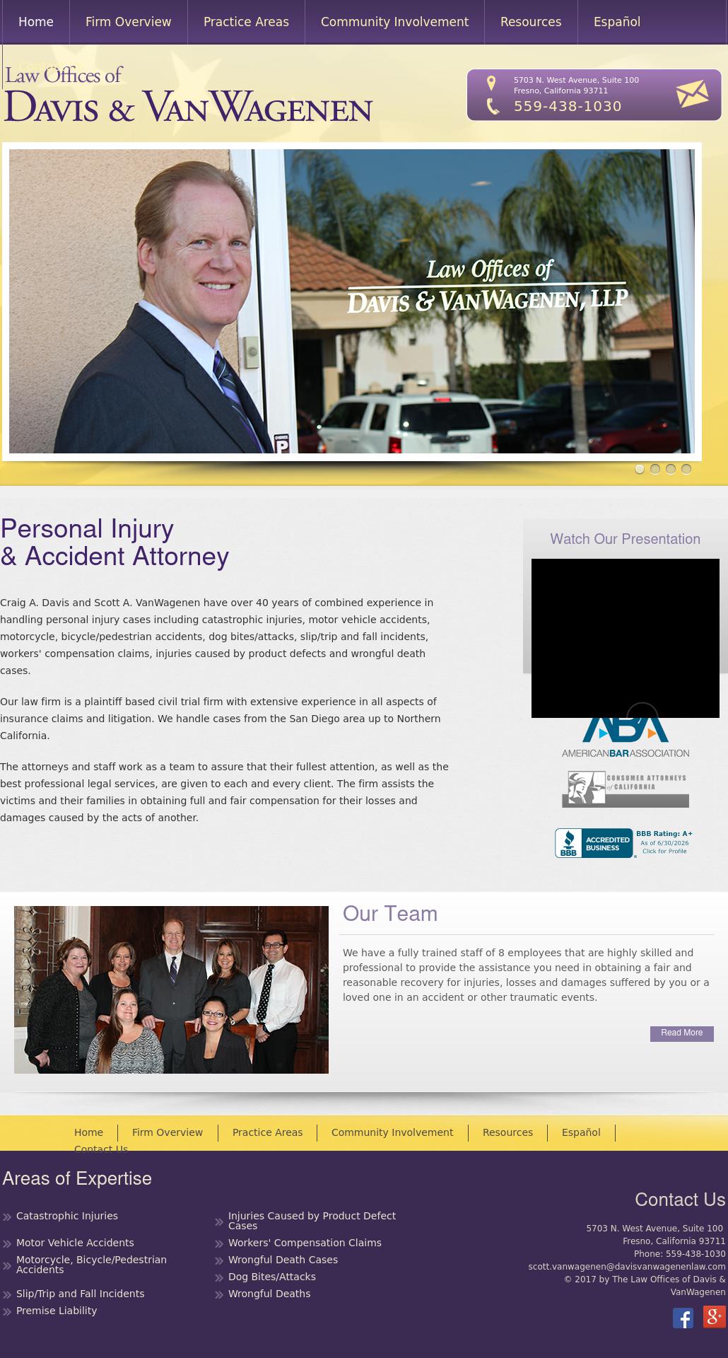 Davis & Van Wagenen Law - Fresno CA Lawyers