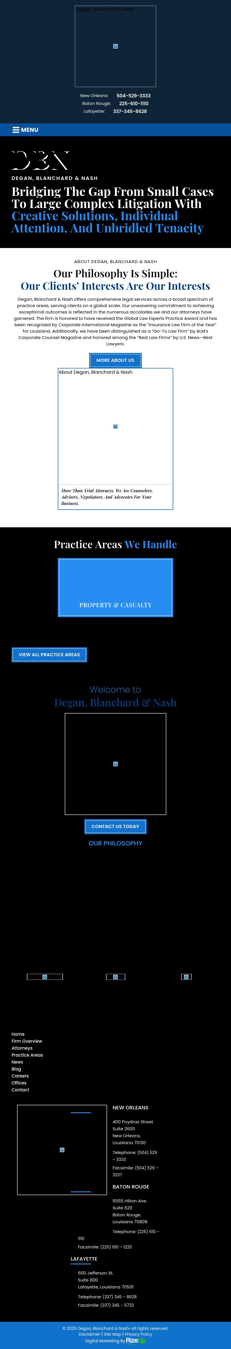 Degan Blanchard and Nash - New Orleans LA Lawyers