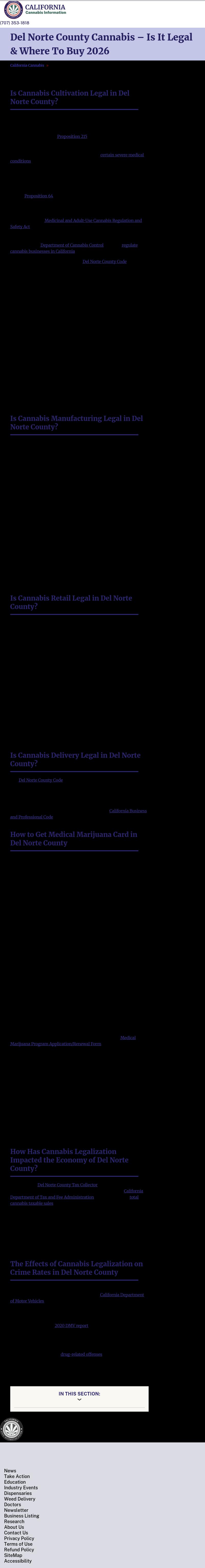 Del Norte County Cannabis - Klamath CA Lawyers