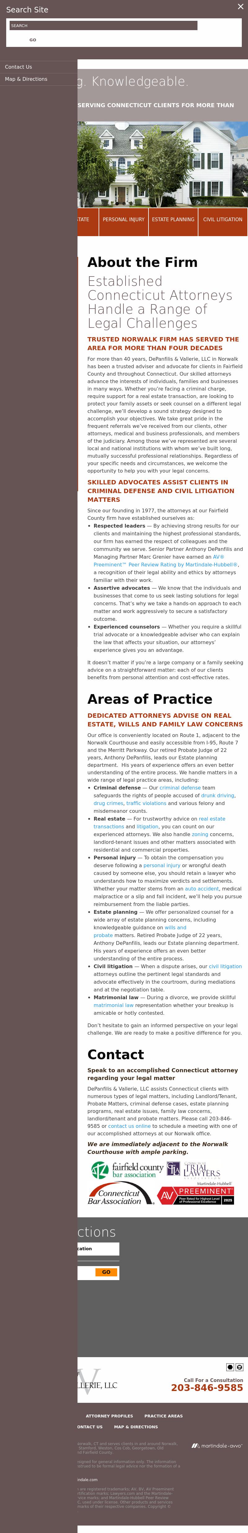 DePanfilis & Vallerie LLC - Norwalk CT Lawyers