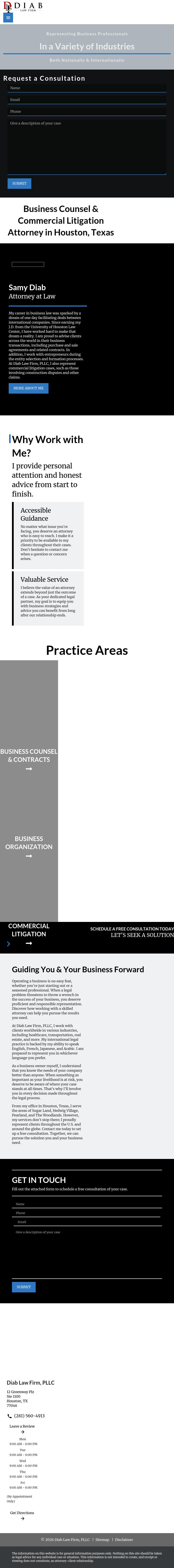 Diab Law Firm - Houston TX Lawyers