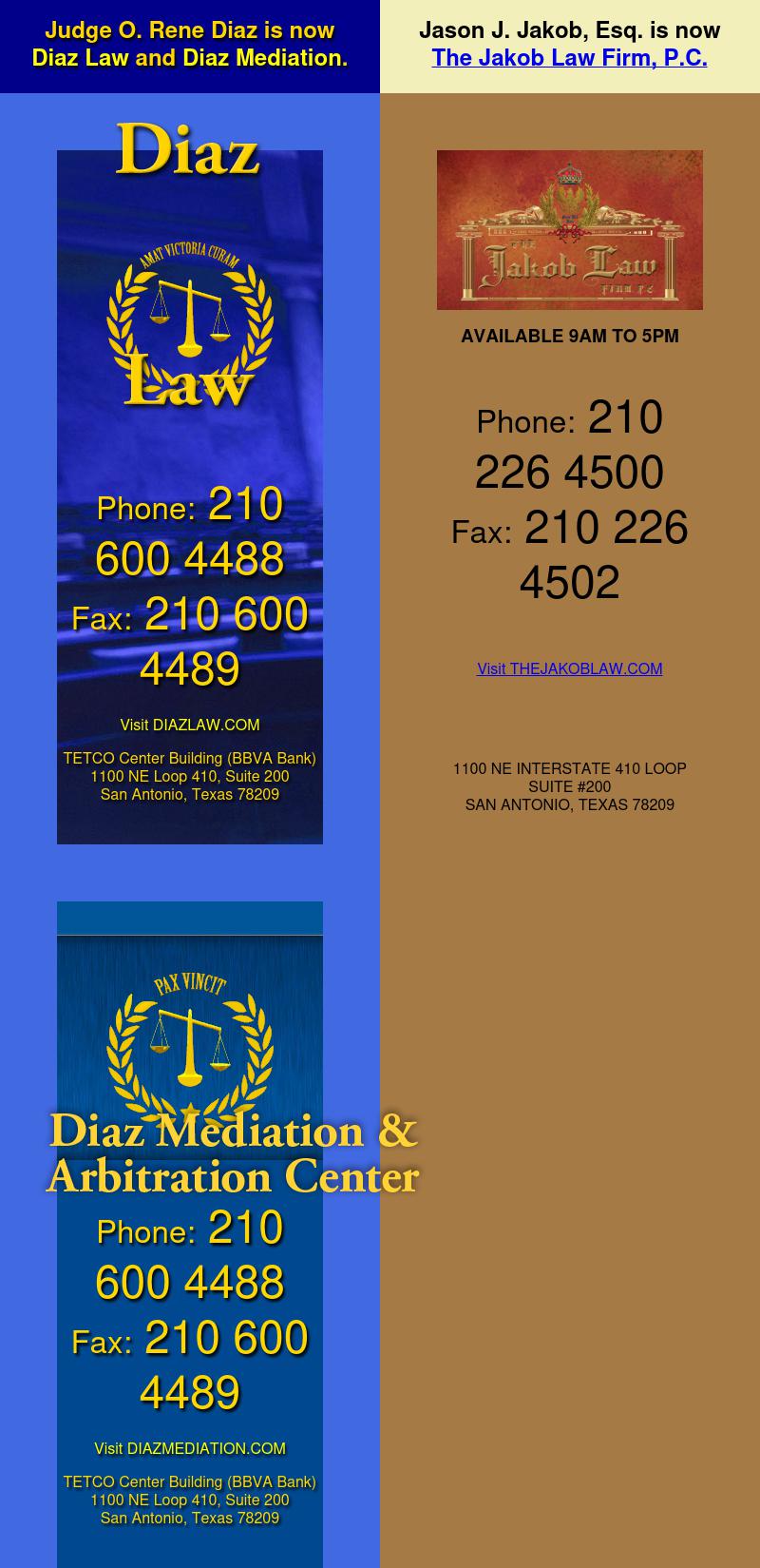 Diaz Law Firm PLLC - San Antonio TX Lawyers