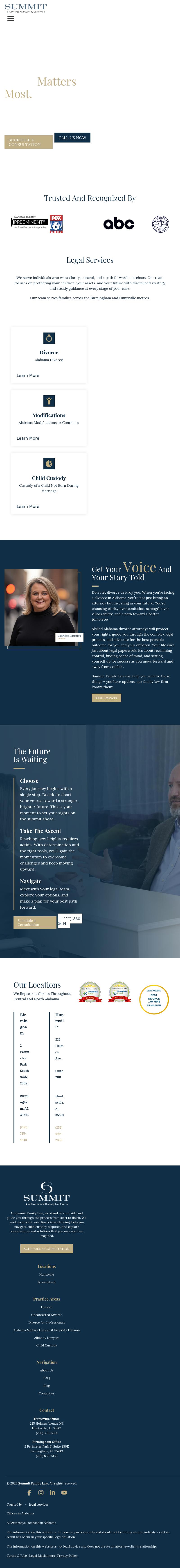 Summit Family Law P.C. - Florence AL Lawyers