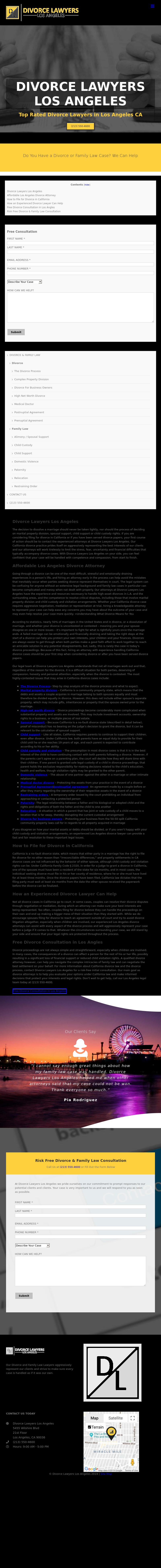 Divorce Lawyers Los Angeles - Los Angeles CA Lawyers