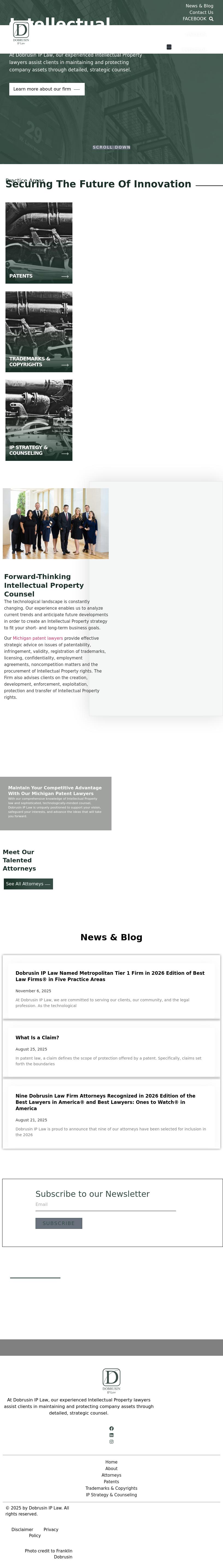 Dobrusin IP Law - Pontiac MI Lawyers