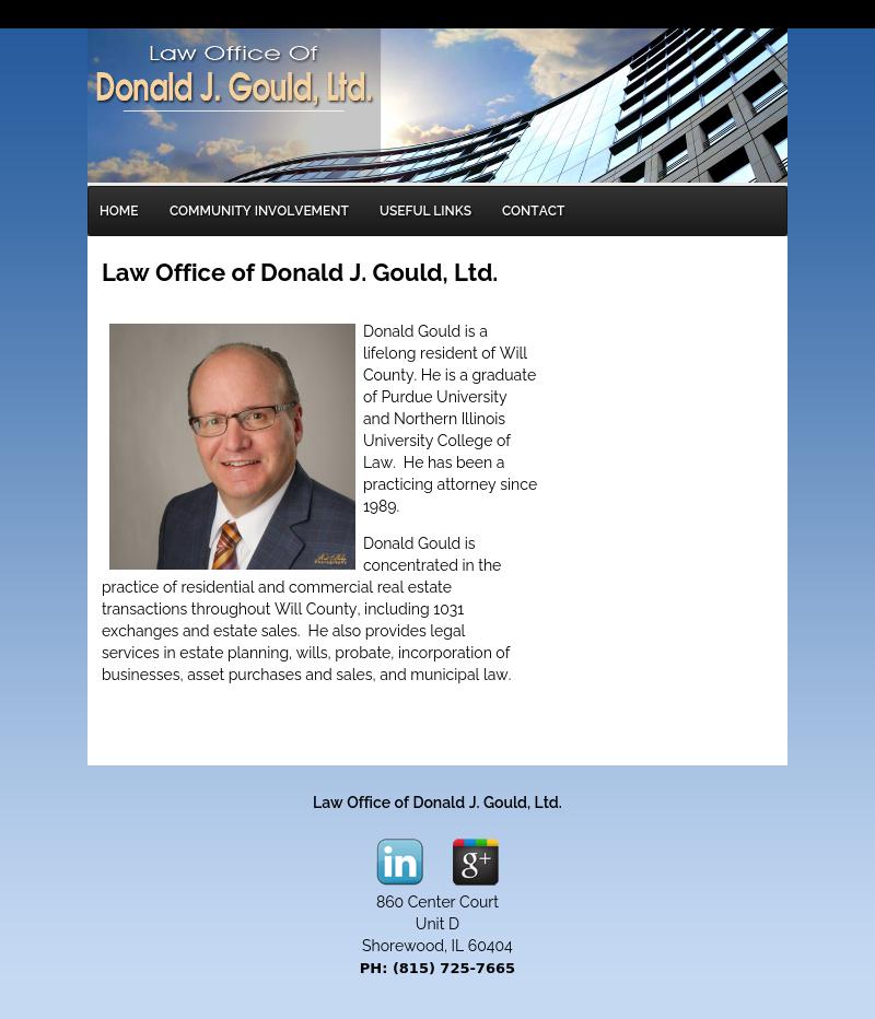 Donald Gould, Attorney At Law - Rockdale IL Lawyers