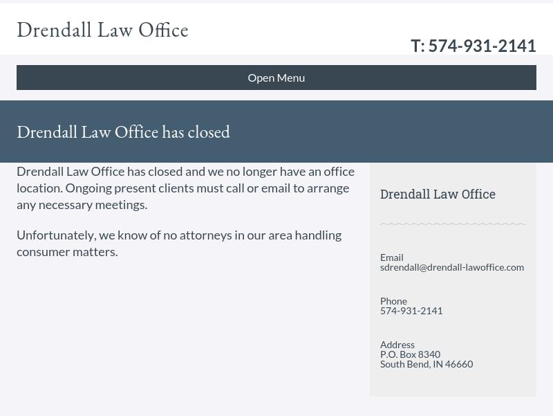 Drendall Law Office - South Bend IN Lawyers