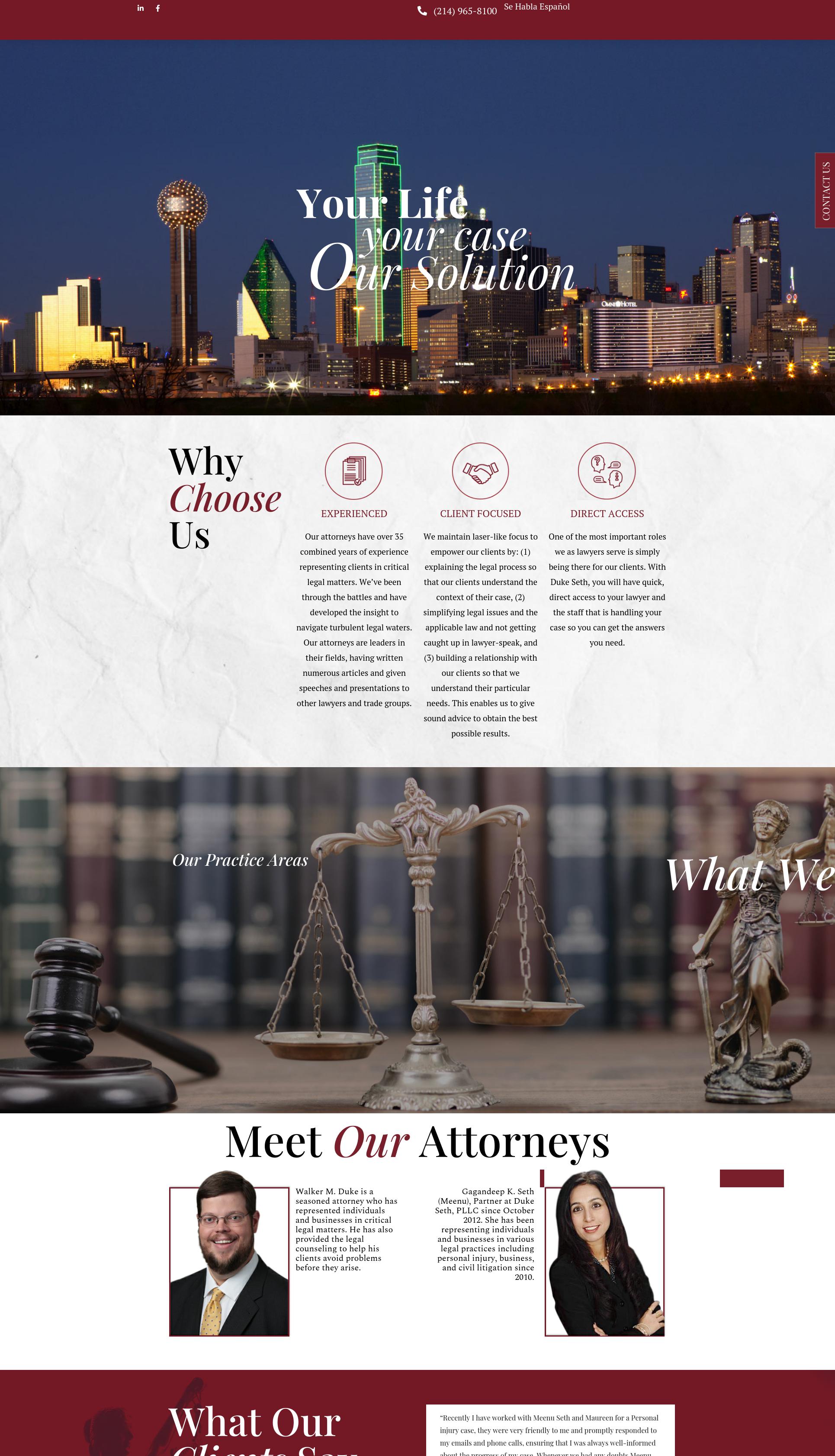 Duke Seth, PLLC - Dallas TX Lawyers