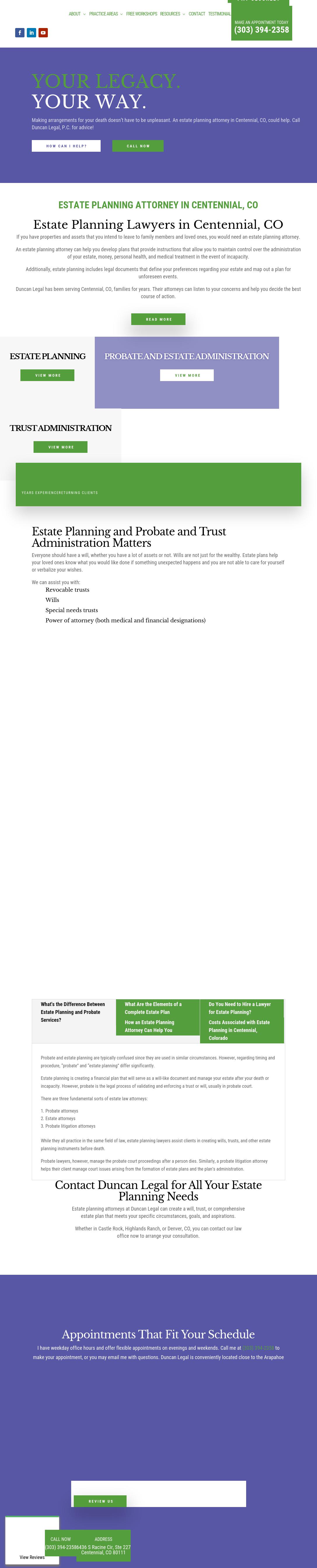 Duncan Legal, PC - Centennial CO Lawyers