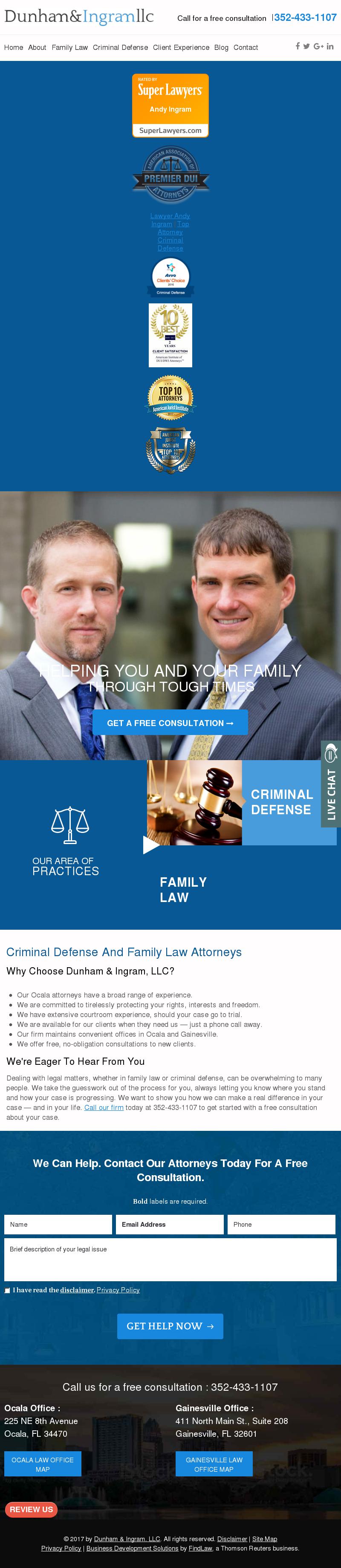 Dunham & Ingram LLC - Gainsville FL Lawyers