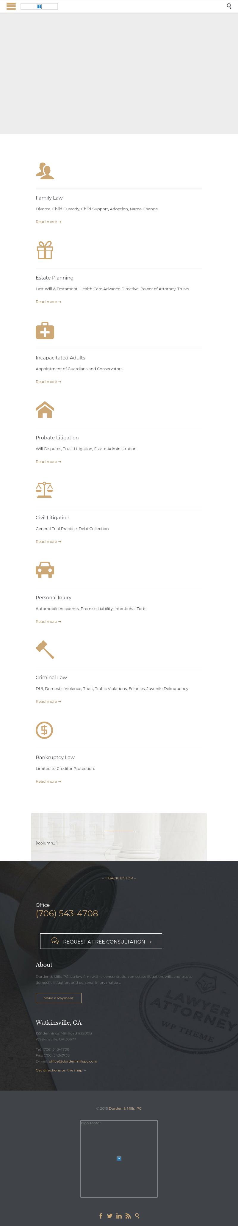 Durden & Mills PC - Bogart GA Lawyers