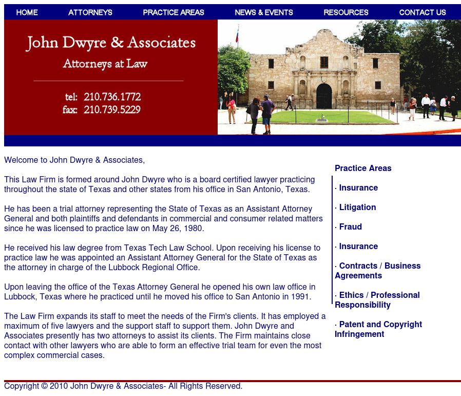 Dwyre, John Attorney - San Antonio TX Lawyers