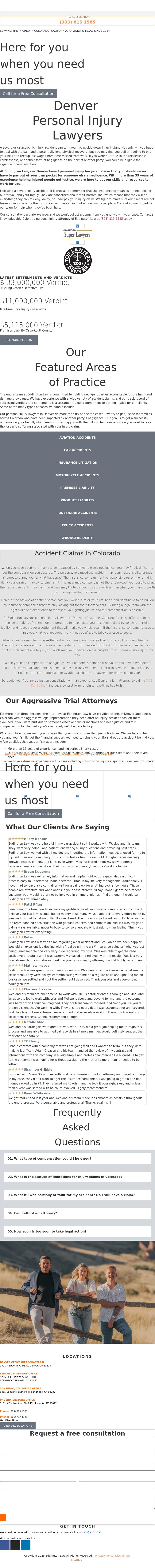 Eddington Law Firm - Steamboat Springs CO Lawyers