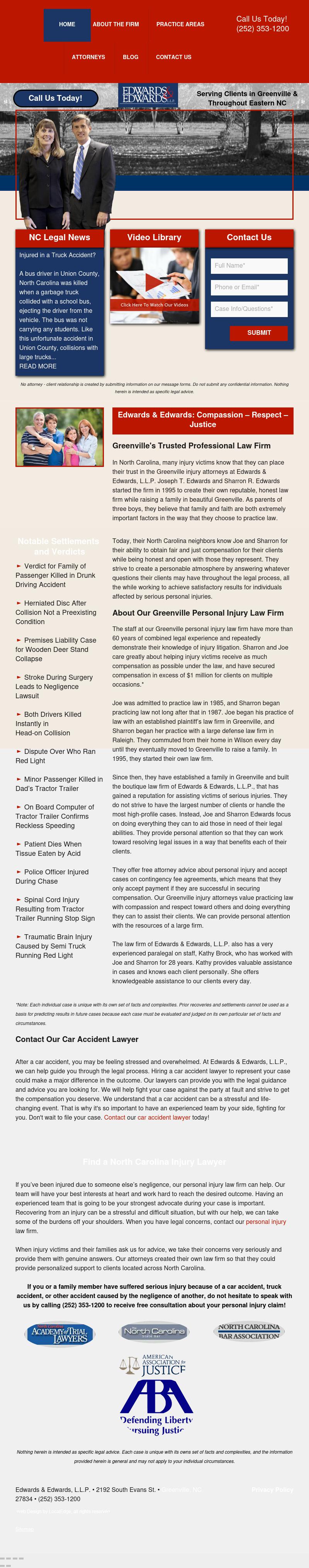 Edwards & Edwards, L.L.P - Greenville NC Lawyers