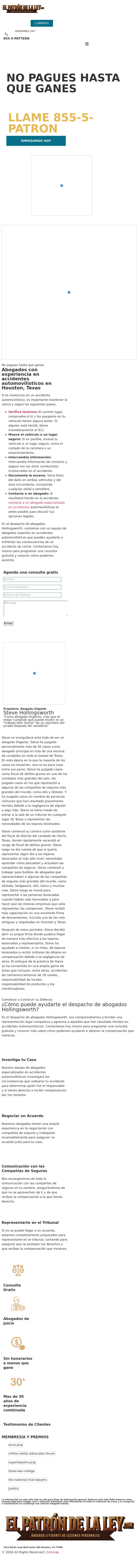 El Patron de La Ley - Houston TX Lawyers
