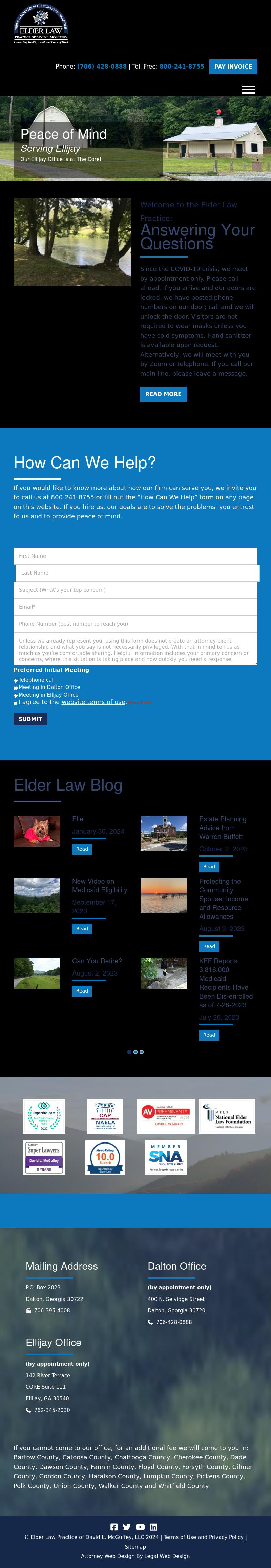 Elder Law Practice of David L. McGuffey - Dalton GA Lawyers
