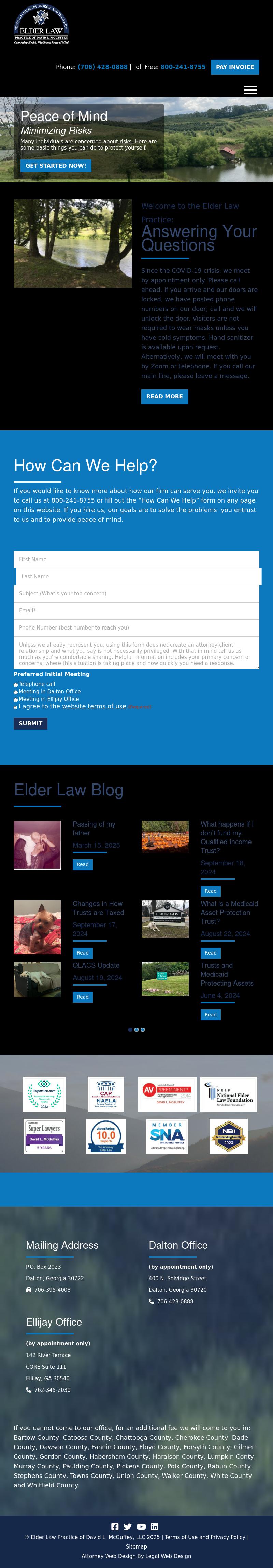 Elder Law Practice of David L. McGuffey - Dalton GA Lawyers