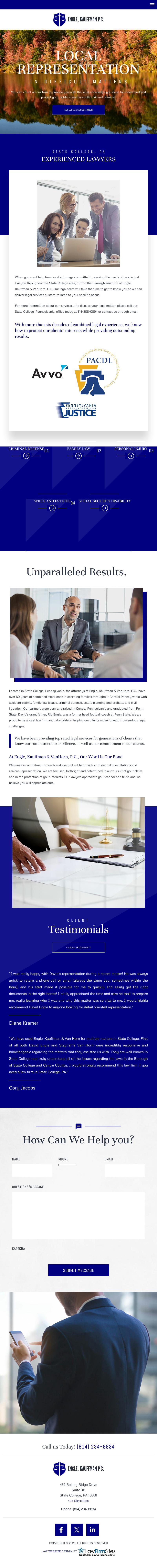 Engle Kauffman, P.C. - State College PA Lawyers